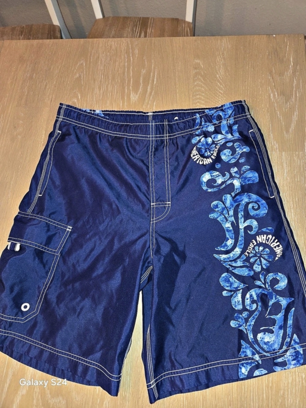 American Eagle Outfitters Swim Shorts Trunks Mens S Runs Big